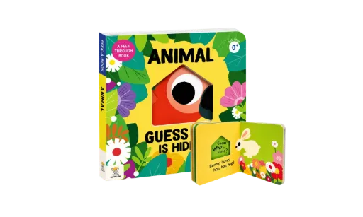 Board Book - Animals, Guess Who's Hiding?"
